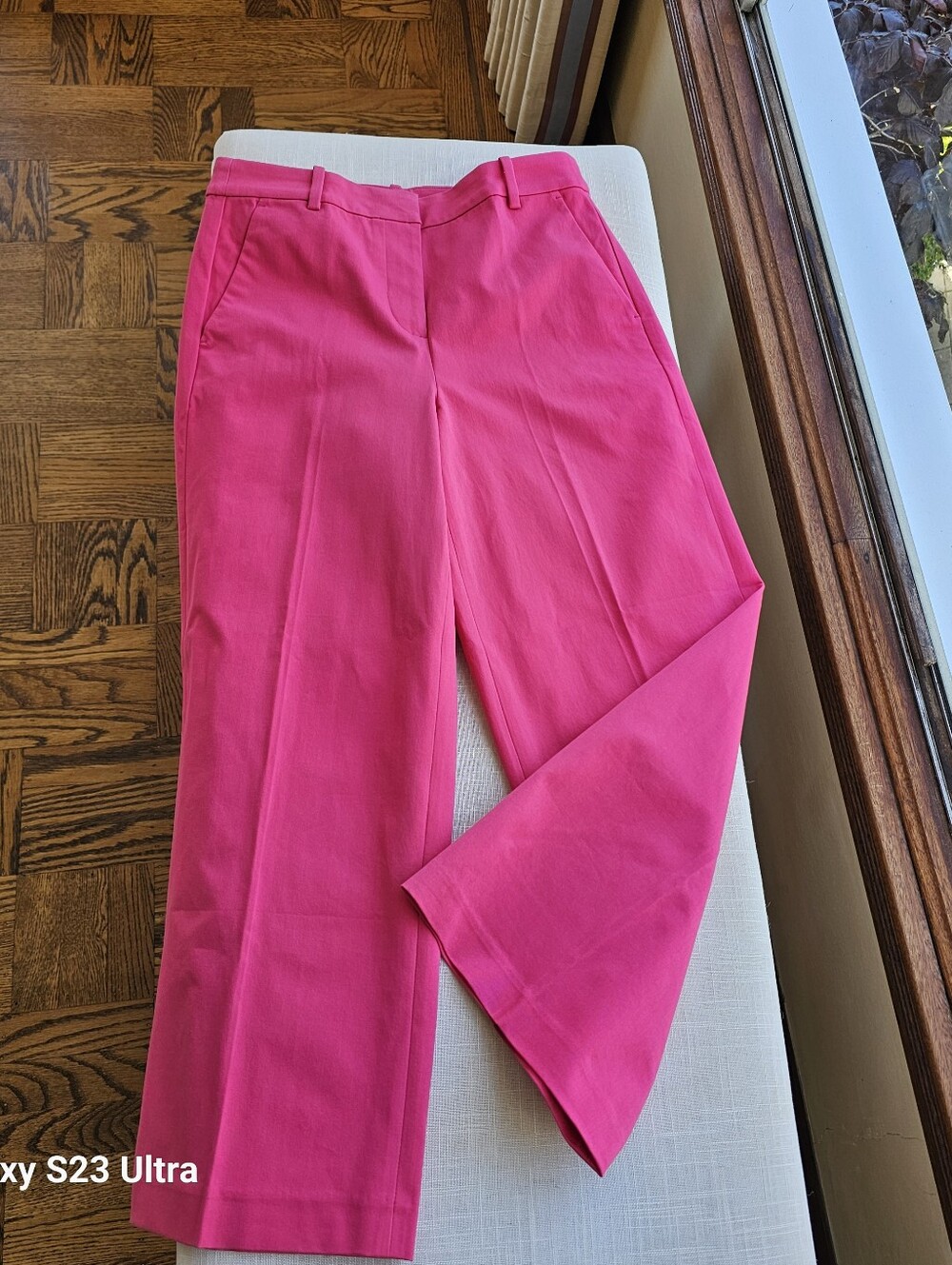 NEW! J.Crew Sz 6 Hot Pink Remy Wide-leg Cropped Pants Bottoms NWT CG388